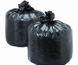 包邮 黑色加厚垃圾袋 物业超大号垃圾袋120*140加厚加大型平口袋