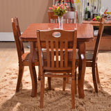 小户型实木餐桌 正方形可伸缩折叠橡木餐桌 象牙白橡木饭桌子