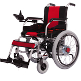 吉芮铝合金电动轮椅车 折叠老年人残疾人代步车万向控制