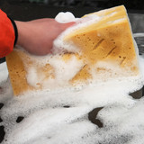 大号海绵擦洗车工具汽车美容清洁用品刷车大孔蜂窝吸水泡沫厚珊瑚