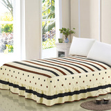 全棉床盖床套床罩单件纯棉简约席梦思床裙1.8米2.0m1.5床保护套