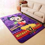 迪士尼宝宝儿童卡通防滑地毯 客厅茶几地毯 卧室床前地垫 可机洗