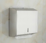 不锈钢厕纸盒 酒店擦手纸盒架壁挂式 卫生间纸巾盒卫生厕所抽纸盒