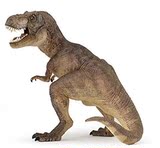 法国PAPO 褐色暴龙 仿真动物模型收藏公仔玩具  科普动物知识恐龙