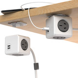 PowerCube荷兰正品模方魔方插座接线板无线排插USB插排电源拖线板