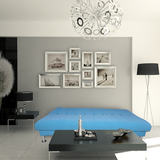 欧式可折叠1.8米布艺沙发床书房1.2米单人床坐卧两用1.5米沙发床