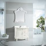 特价 欧式PVC落地浴室柜组合卫生间洗手盆梳洗台一体陶瓷盆 现货