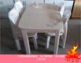 特价椭圆形大理石餐桌椅实木框架简约现代成都小户型客厅正品家具