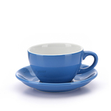 咖啡杯彩色卡布奇诺咖啡杯套装 ACF咖啡杯陶瓷加厚定制LOGO 包邮