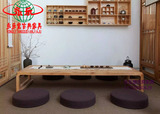 新中式老榆木矮茶桌榻榻米茶几飘窗桌炕实木炕桌禅意免漆家具琴几