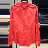 AMASS旗舰店2015秋女装新款阿玛施修身职业长袖衬衫百搭OL红衬衣