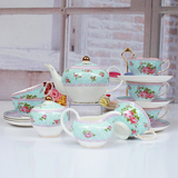 薇拉莉娅 英式下午红茶具套装花茶杯高档陶瓷欧式咖啡杯碟礼盒装