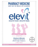 新西兰直邮Elevit爱乐维孕妇营养叶酸/孕期复合维生素  100粒