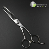 钢夫进口专业理发美发剪刀成人剪发工具专用牙剪打薄剪刘海剪正品