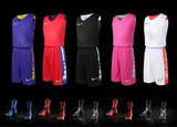 新款耐克篮球服儿童套装男组队训练比赛篮球服定制印字印号 透气