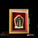 【佛缘汇】藏传佛教用品 藏式 十相自在相框画 墙壁装饰挂画