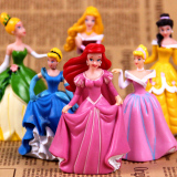 迪士尼白雪公主 娃娃 可爱萌 摆件玩具模型公仔 送女孩子礼物童话