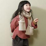 秋冬韩国女童装儿童纯棉加绒加厚卫衣韩版中大童外套宝宝套头绒衫