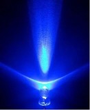 5MM 白发兰 发光管 超高亮 LED 发光二极管 蓝色发光管 蓝色LED