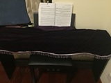 雅马哈P48电钢琴/三踏板带琴凳送琴谱