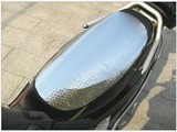 摩托车电动车防晒坐垫 反光垫隔热片防晒片铝膜遮阳电瓶车垫子