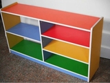 玩具柜 儿童游戏柜 幼儿园收纳柜玩具架 5-6格书包柜 书包柜