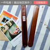 日式手作木质学生便携筷子收纳盒筷子木盒木质餐具盒 厂价直销
