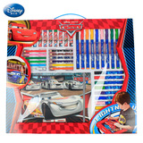 迪士尼儿童彩绘画板礼盒学习文具多组合汽车总动员小学生画笔套装