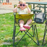 宝宝椅子 餐椅可折叠 进口儿童餐椅多功能便携 婴儿椅户外野营椅
