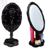 新款安娜苏欧式公主旋转梳妆台台镜可爱便携台式大号美容化妆镜子