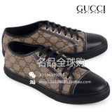 【名品全球购】香港专柜正品Gucci/古奇新款百搭潮流低帮系带男鞋