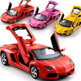 儿童小汽车玩具车模型合金1：32仿真声光回力2-3-4-5-6岁生日礼物