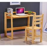 现代简约折叠实木桌简易电脑桌卧室书桌台式笔记本纯实木电脑桌子