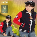 2016春季MLB棒球服男卫衣开衫外套NY情侣装薄款棒球衫女纯棉夹克