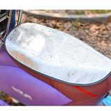摩托车电动车防晒坐垫 反光垫 隔热片 防晒片 铝膜遮阳车垫