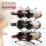 铁艺红酒架摆件 创意葡萄酒架子欧式红酒酒架酒柜酒瓶架