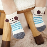 男女儿童地板防滑袜宝宝保暖袜春秋冬季初生婴儿袜子松口高筒加厚