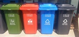 户外塑料垃圾桶小区马路物业乡镇垃圾桶垃圾筒100升120L240升批发
