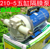 自动回流12V24V48V60V高压打药机农用电动喷雾器灌溉5缸隔膜泵