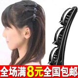 E113 双层刘海夹 新款造型发夹发卡发饰品头饰 美发工具盘发器