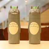 日本可爱卡通龙猫保温杯可爱创意时尚女士学生水杯密封防漏水壶