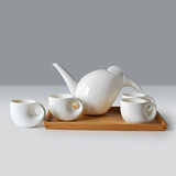 创意骨质瓷整套泡花茶壶杯咖啡套具装陶瓷4人家用大茶具新婚礼品