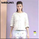 MISUN/米尚秋冬新款韩版修身甜美轻薄短款羽绒服女小外套