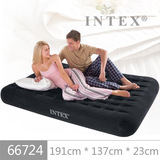 包邮 正品INTEX豪华蜂窝立柱双人充气床垫户外加大加厚充气垫床
