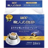 日本直邮 ucc职人咖啡挂耳滴滤式职人咖啡粉 醇和口味7g*18包