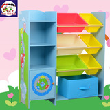 儿童玩具收纳架森亿超大储物架整理盒幼儿园宝宝书架多功能环保柜