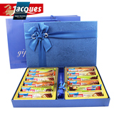 jacques/雅克比利时进口巧克力12条蓝色妖姬礼盒装零食品