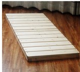 宜家环保松木婴儿床板硬床板实木排骨架折叠床板单人木床板无油漆