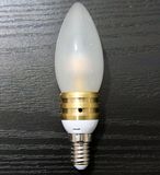 E14螺口LED蜡烛灯泡光源3W节能灯泡lLED灯泡纯铜磨砂罩110/220V