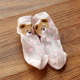 春夏季童袜 男女宝宝短袜水晶袜超薄丝袜儿童凉爽透明袜子透气袜
